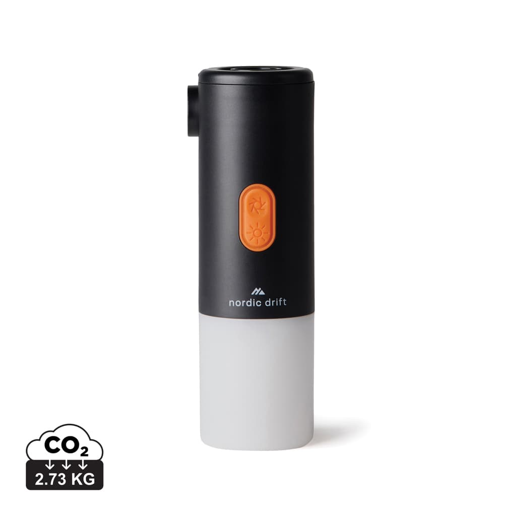 Nordic Drift Titan Portable Air pump camping light — Phone & Tablet accessories promotional product