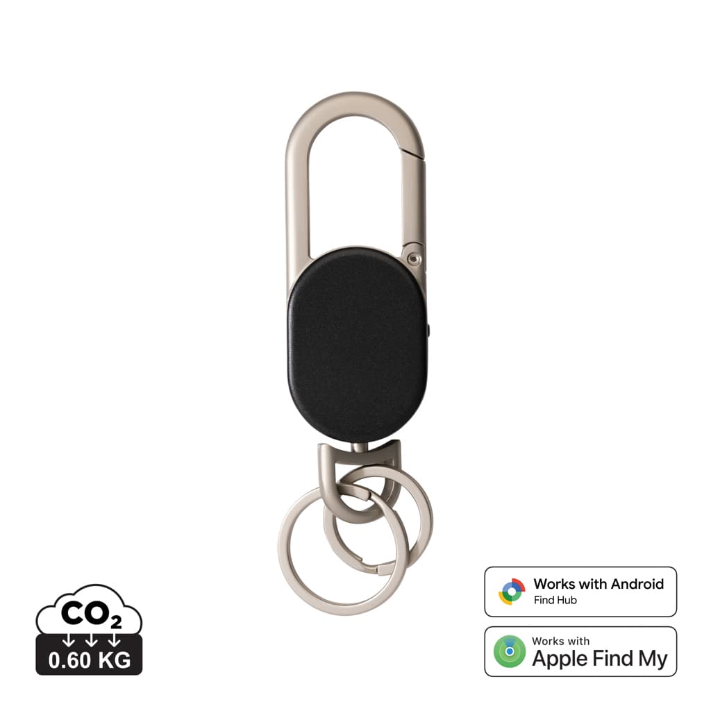 Keyfinder Dual keychain with worldwide locating — Phone & Tablet accessories promotional product