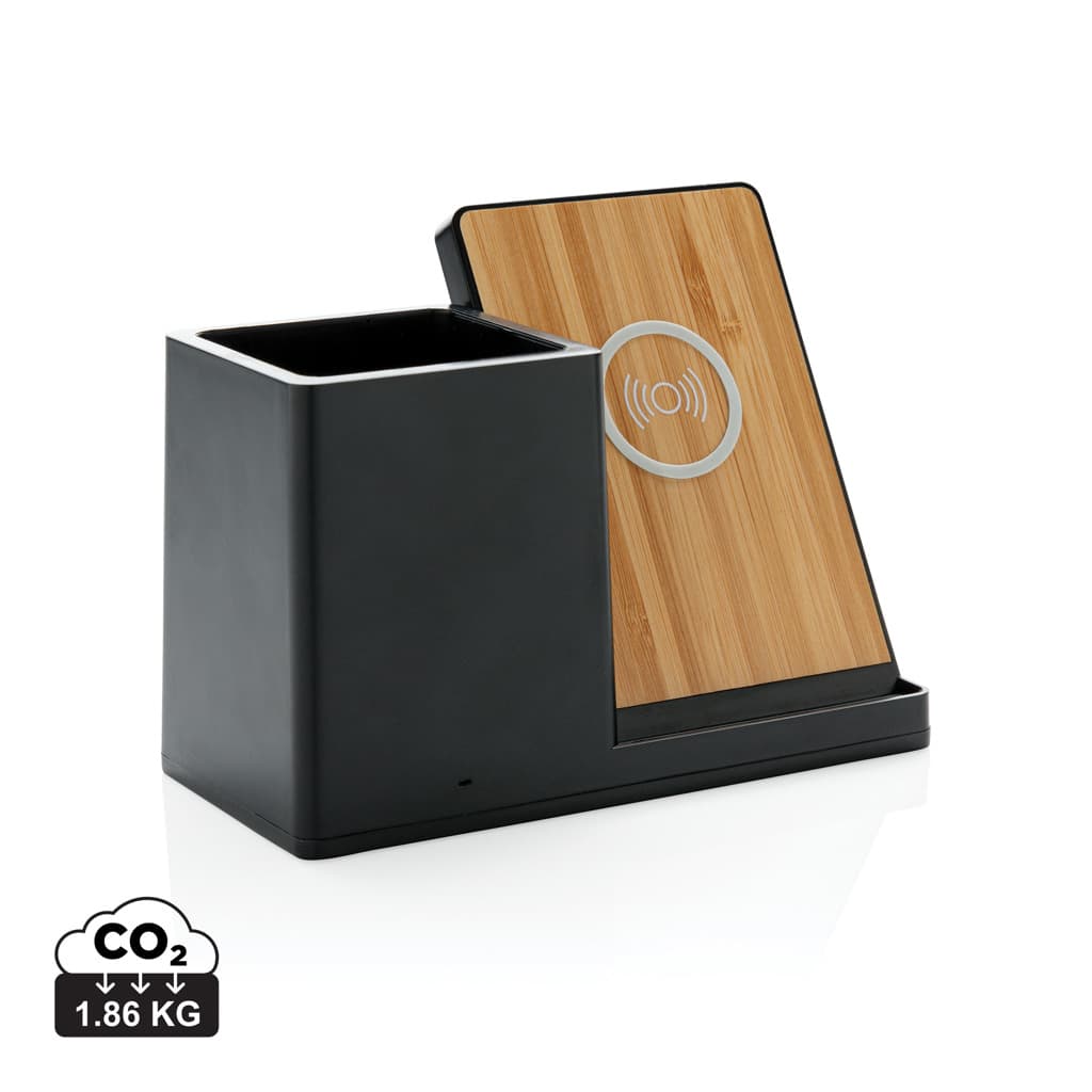 Ontario RCS recycled plastic 10W wireless charger — Phone & Tablet accessories promotional product