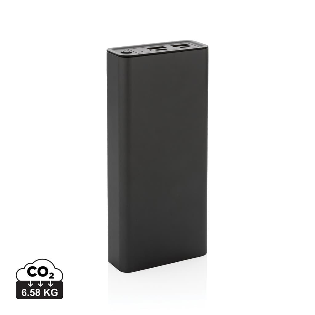 Terra RCS recycled 20W aluminium powerbank 20.000 mAh — Phone & Tablet accessories promotional product
