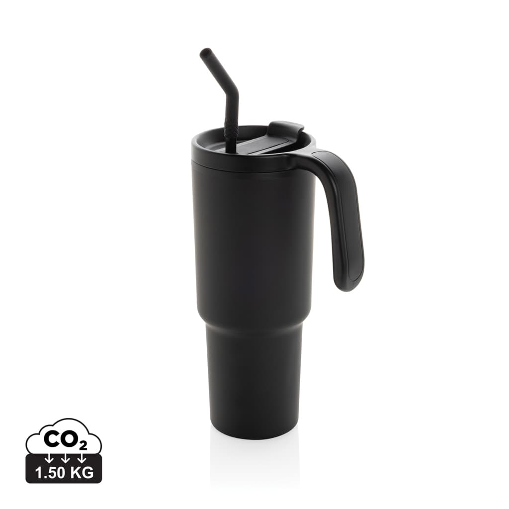 Graphic 360 RCS certified recycled steel tumbler 900ml — Drinkware promotional product