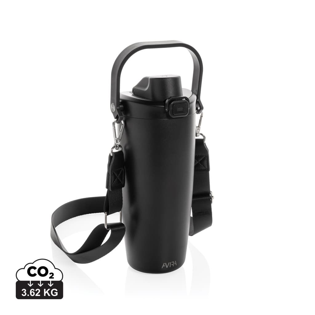 Avira Ayala RCS re-steel duosip lockable crossbody tumbler — Drinkware promotional product