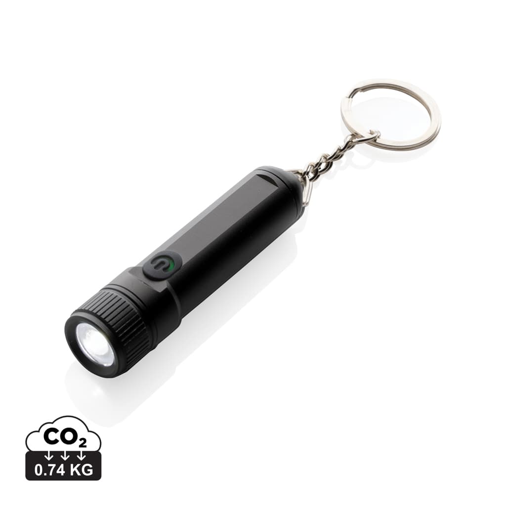 Gear X rechargeable ultra bright keychain torch — Tools & Torches promotional product
