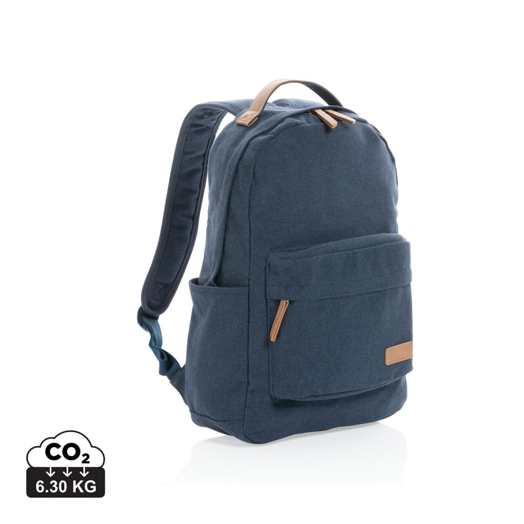 Impact AWARE™ 16 oz. recycled canvas backpack — Bags & Travel promotional product