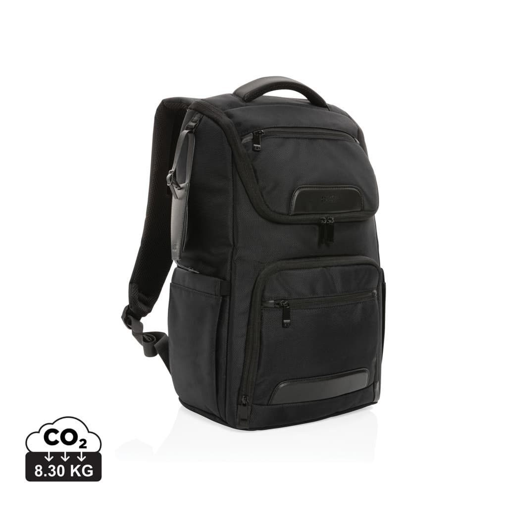 Swiss Peak AWARE™ RPET Voyager 15.6" laptop backpack — Bags & Travel promotional product