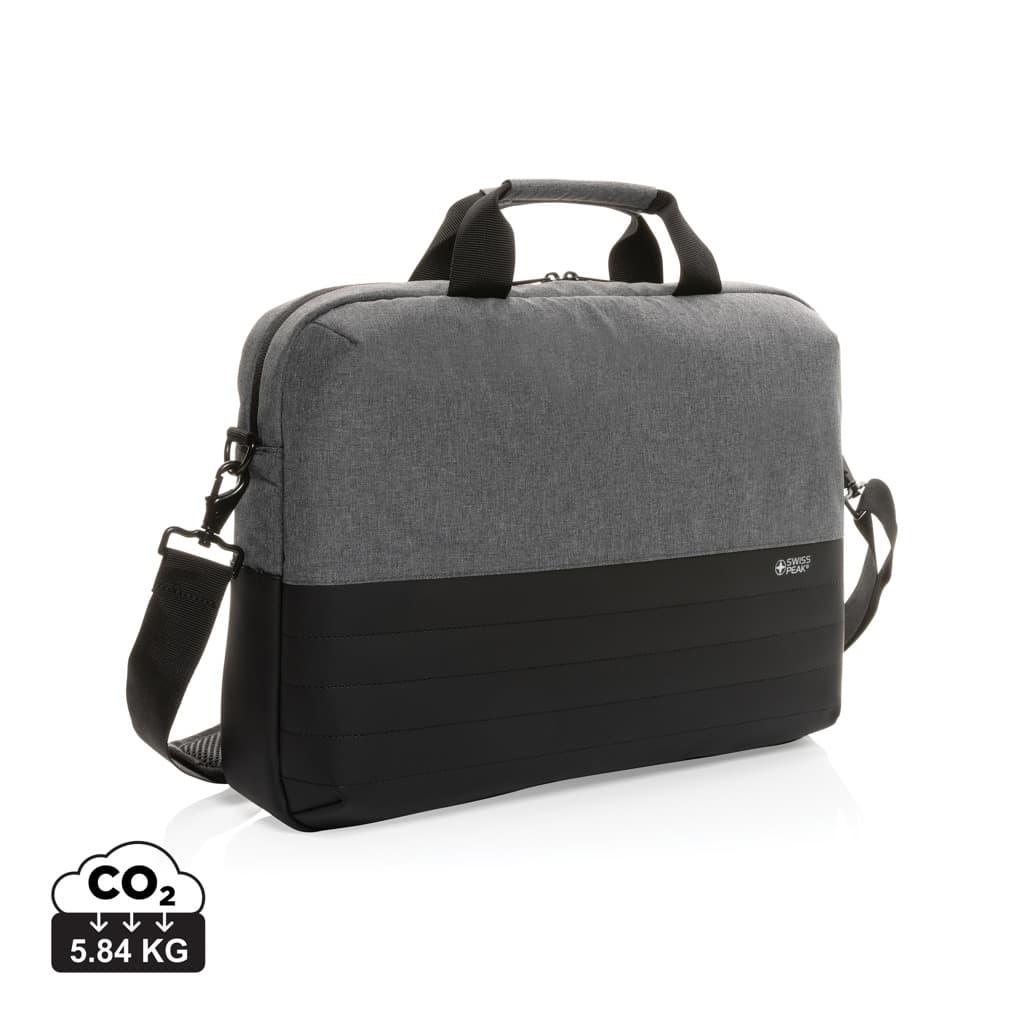Swiss Peak AWARE™ RFID 15.6'' laptop bag — Bags & Travel promotional product