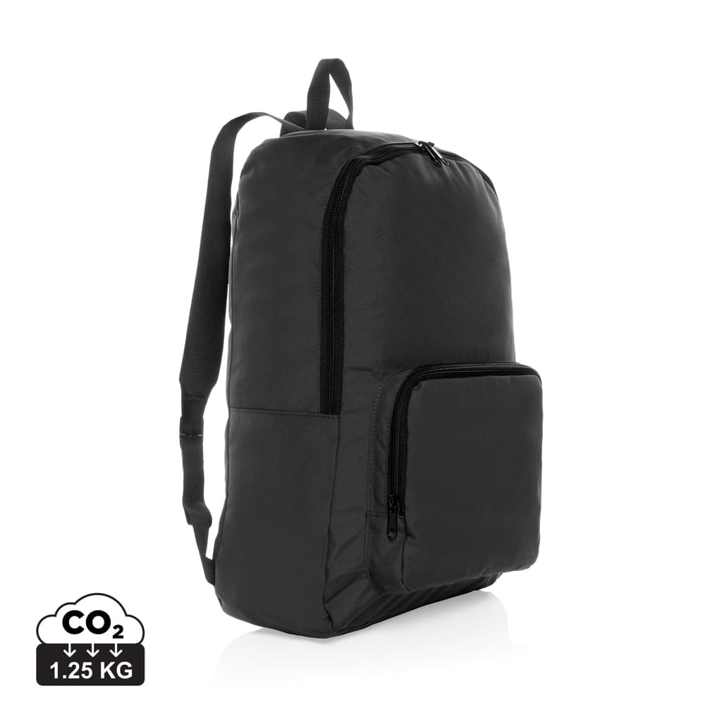 Dillon AWARE™ RPET foldable classic backpack — Bags & Travel promotional product