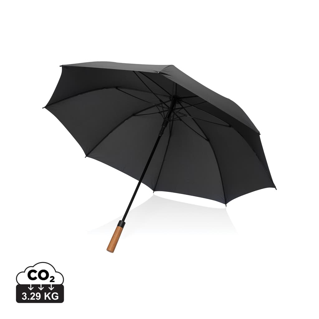 Tony Aware™ RPET 30 inch acacia auto open umbrella — Umbrellas promotional product