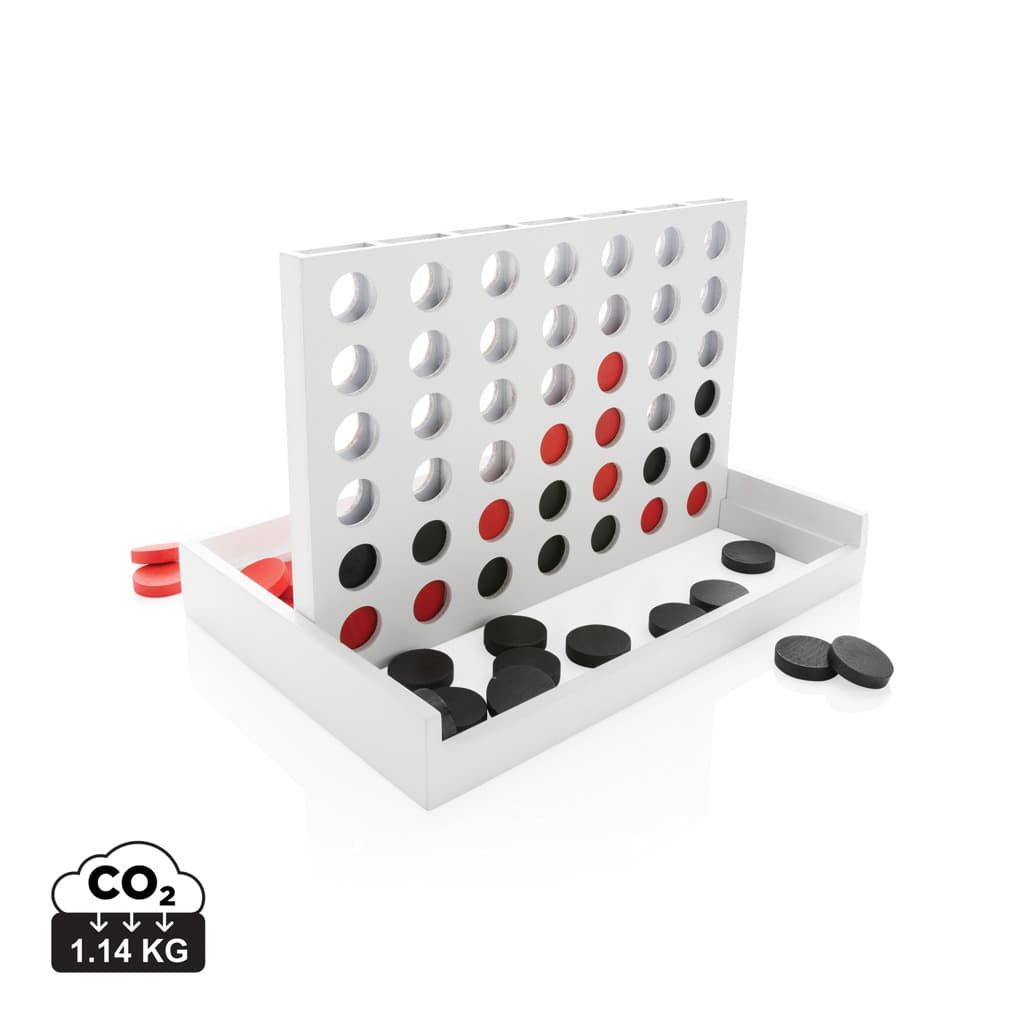 Connect four wooden game — Home & Living promotional product