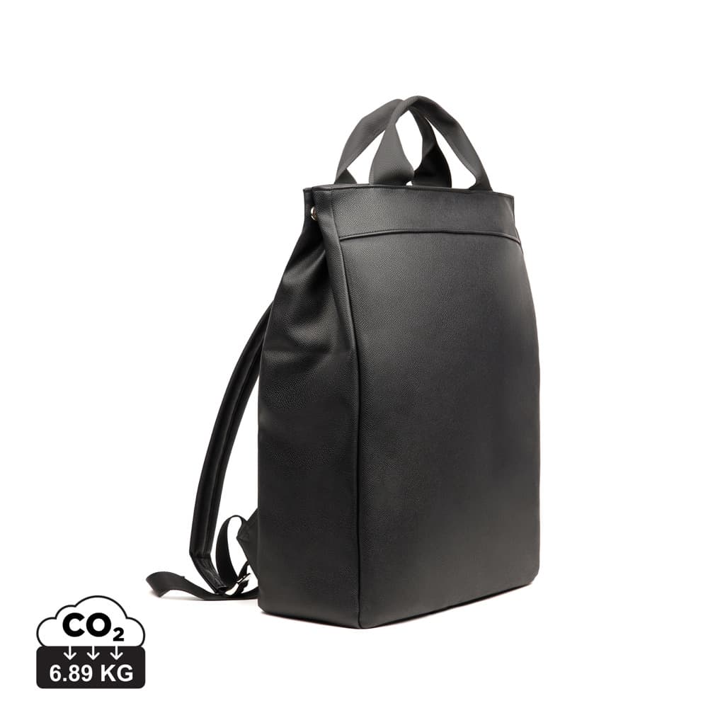 VINGA Bermond RCS recycled PU backpack — Bags & Travel promotional product