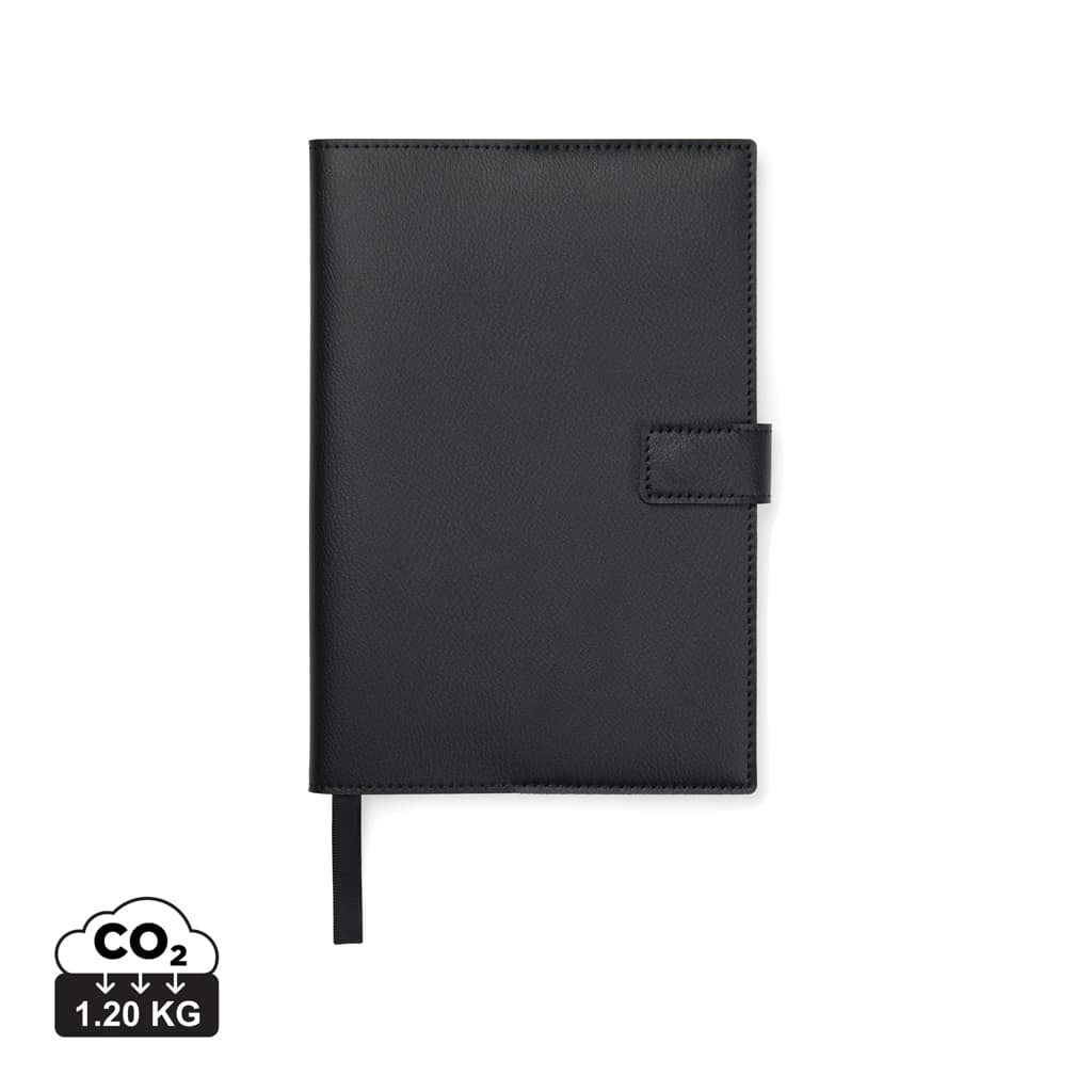 VINGA Timo PU RCS RPET notebook — Portfolios & Notebooks promotional product